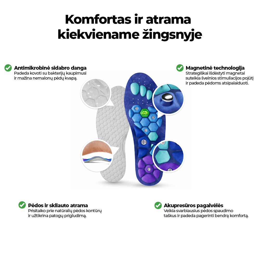 Magnisole - terapiniai akupresūros vidpadžiai