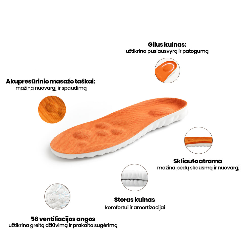 Balance+ masažiniai vidpadžiai visos dienos komfortui