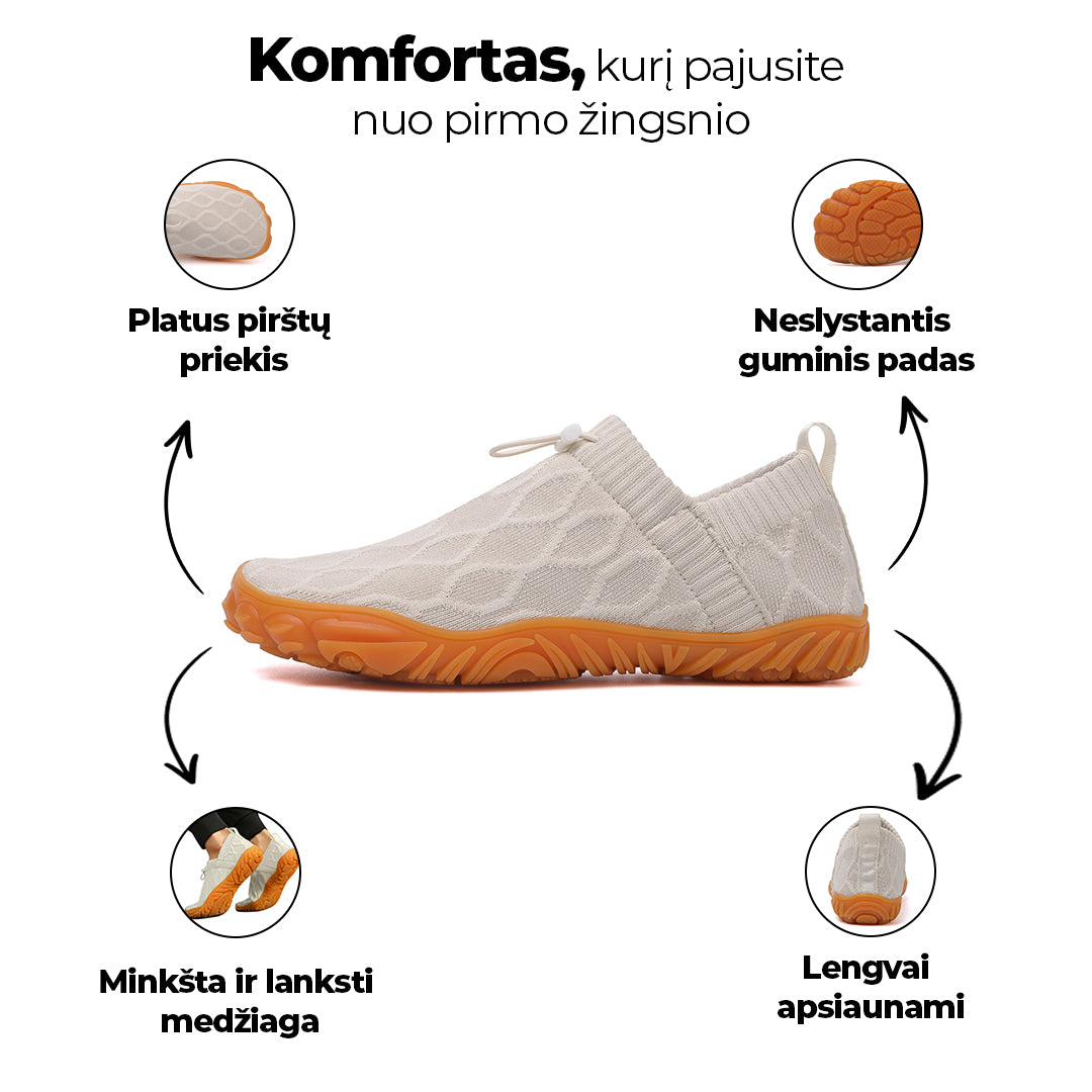 Balance+ įmaunami barefoot batai (Unisex)